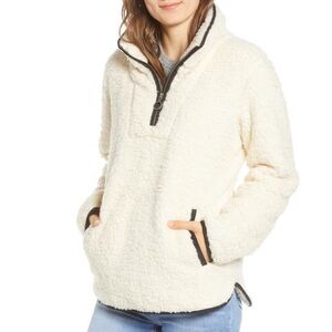 Thread and Supply Cream Fleece Pullover